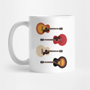 Jumbo Style Acoustic Guitar Pack Mug